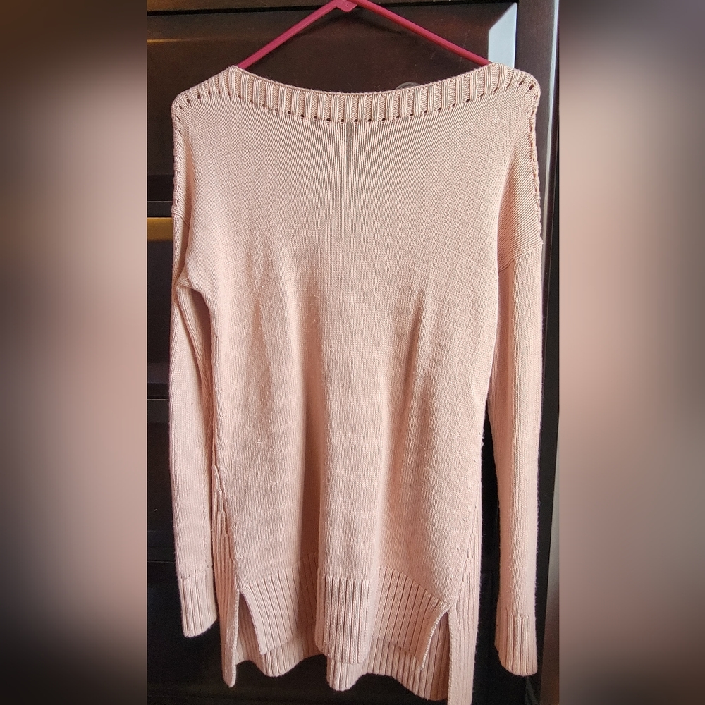 LOFT Oversized Light Pink Sweater XS